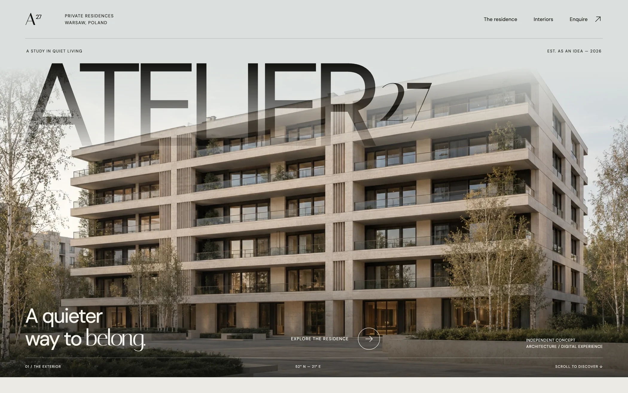 Atelier 27 — desktop